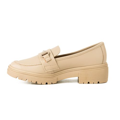 Sapato Dakota  Loafer Tratorado Bege