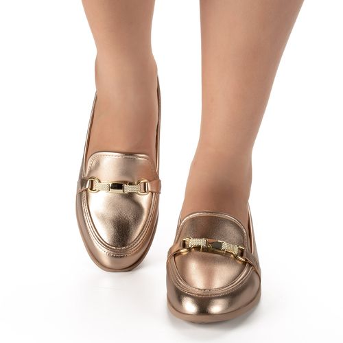Sapato Mississipi  Loafer Metalizado