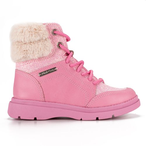 Bota Coturno  Pink Cats Flatform Rosa