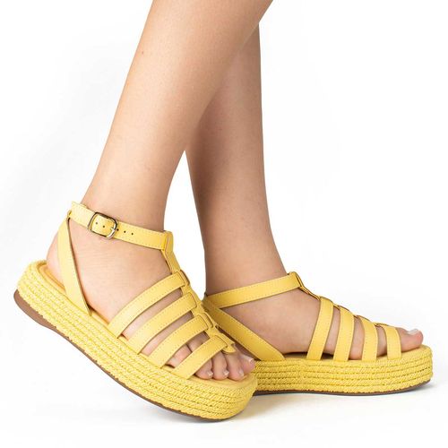 Sandália Dakota  Flatform Amarela