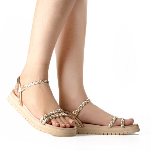 Sandália Dakota  Flatform Metalizada