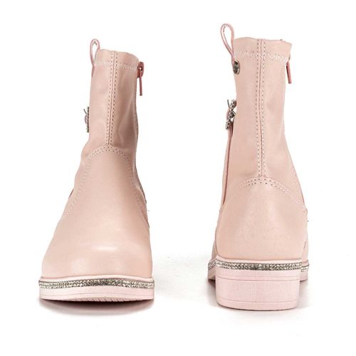 Bota Pink  Cats Infantil de Cano Curto Rosa