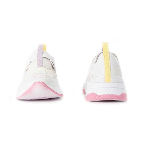 Tênis Pink  Cats Infantil Slip On Branco e Rosa