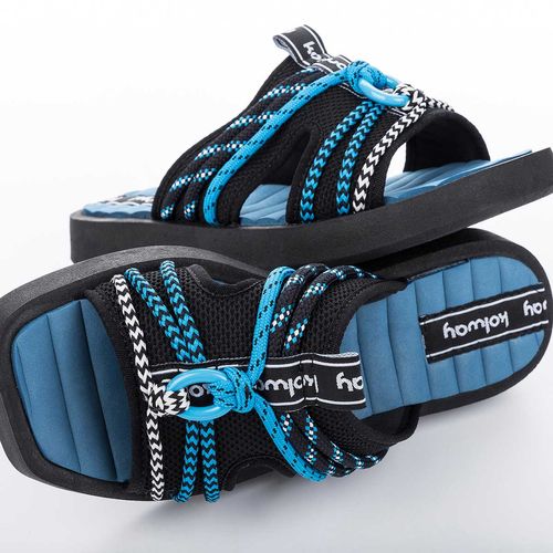 Slide Kolway  Flatform Azul e Preto