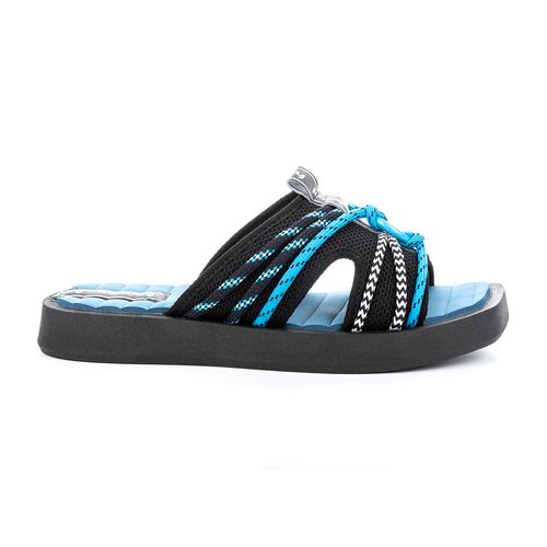 Slide Kolway  Flatform Azul e Preto