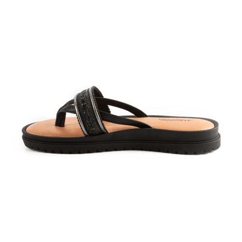 Chinelo Mississipi  Flatform Preto