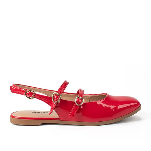 Sapatilha Dakota  Slingback Vermelha