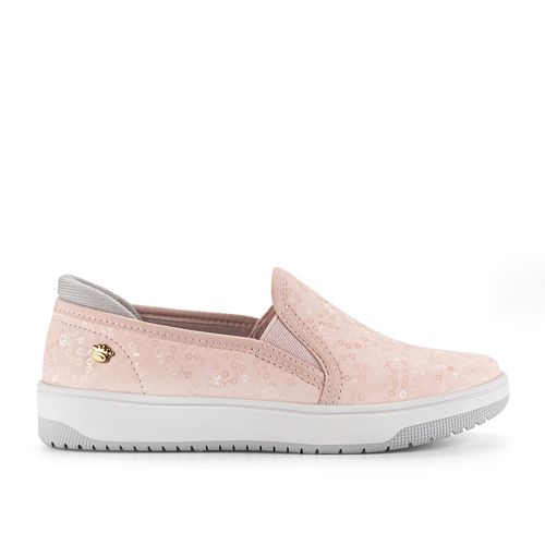 Tênis Pink  Cats Infantil Slip On Rosa