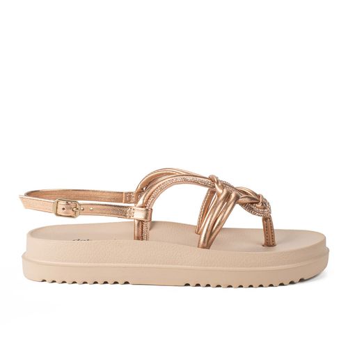 Sandália Dakota  Flatform Metalizada