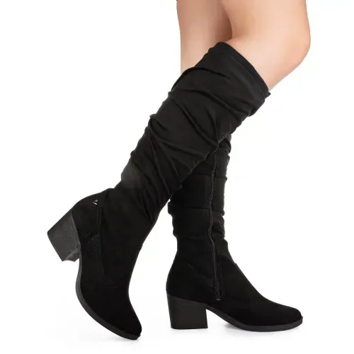 Bota Mississipi  de Cano Longo Preta