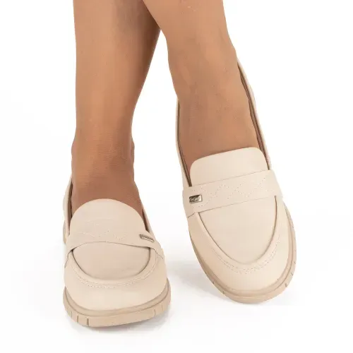 Sapato Campesí  Loafer Bege Claro