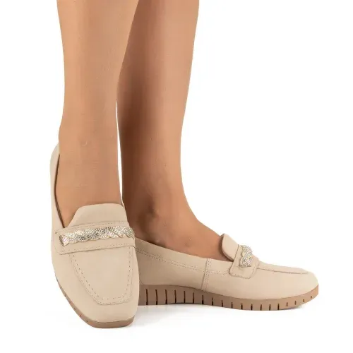 Sapato Campesí  Loafer Bege