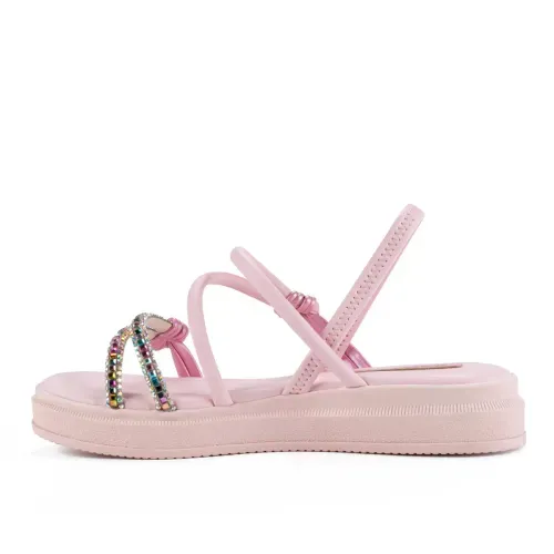 Sandália Pink Cats Infantil Flatform Rosa