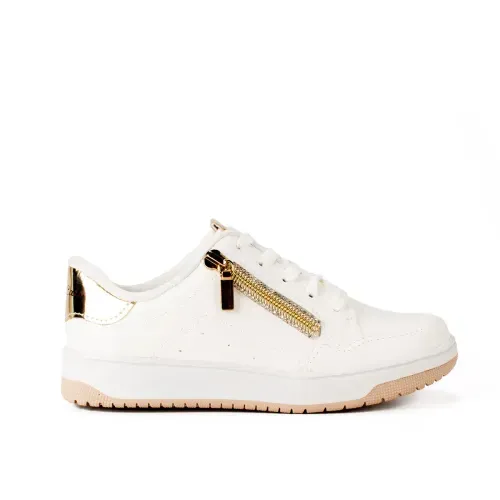 Tênis Pink Cats Infantil Casual Branco