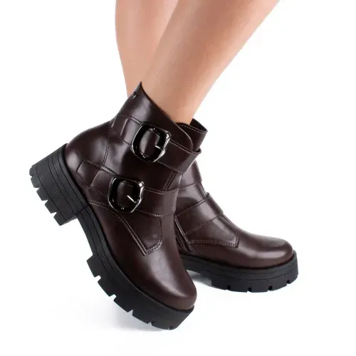 Bota Mississipi de Cano Curto Marrom