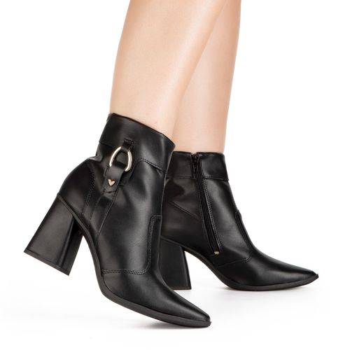 Bota Mississipi de  Cano Curto Preta