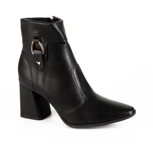 Bota Mississipi de  Cano Curto Preta