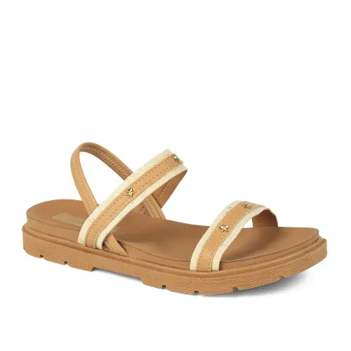 Sandália Pink Cats Infantil Flatform Caramelo